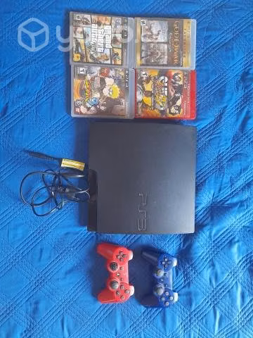 PS3 + 2 joystick + 13 juegos