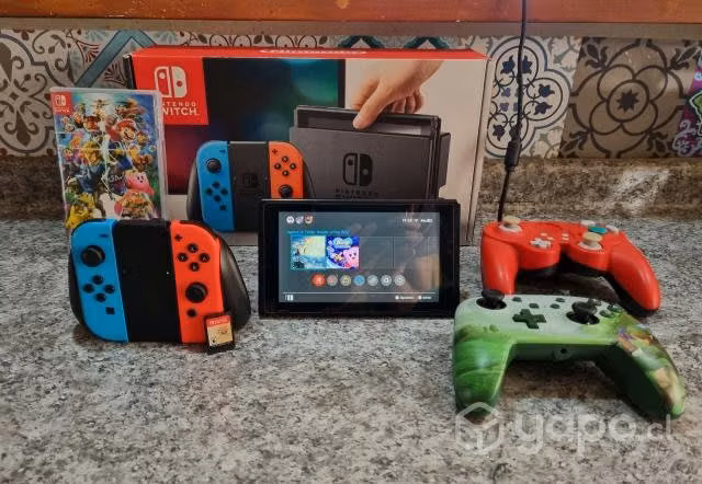Nintendo Switch + Muchos juegos + Accesorios