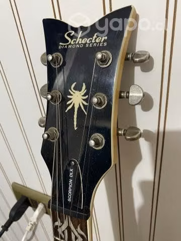 Guitarra Schecter Scorpion Deluxe Baritone Black - Imagen 5