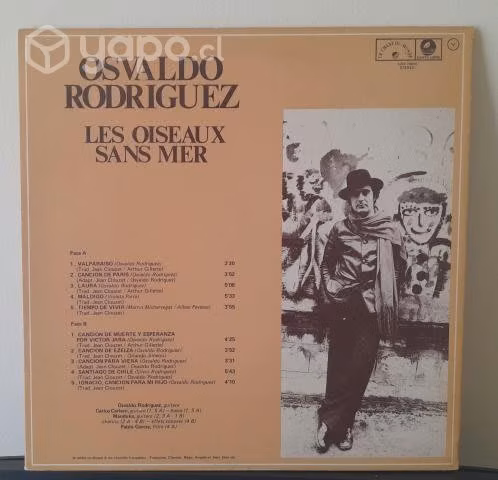 Osvaldo Rodríguez - Les Oiseaux Sans Mer Vinilo
