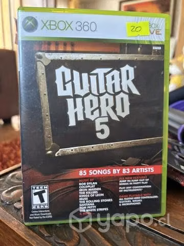 GUITAR HERO 5 para xbox 360