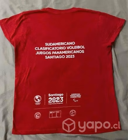Polera algodón clasificatorio panamericanos 2023 - Imagen 2