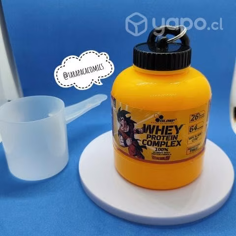 Llavero porta Proteína 200 ML, Dragon Ball Goku