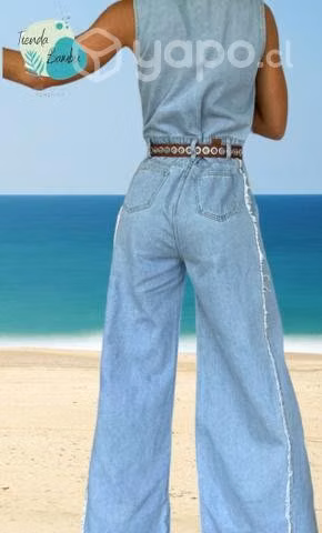 Enterito de mezclilla Boho Talla única Oversize - Imagen 2