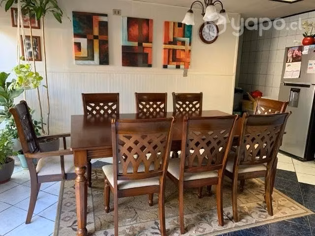 Impecable comedor CIC 8 personas extensible