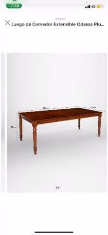 Impecable comedor CIC 8 personas extensible
