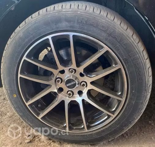 Llantas Aro 15x7 / 4x100 con Neumáticos todo nuevo - Imagen 2