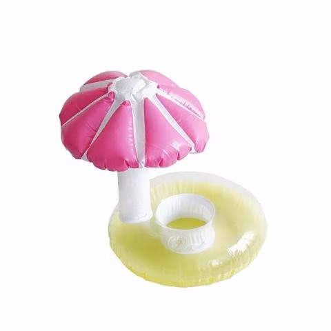 Porta vasos inflables flotante para piscina