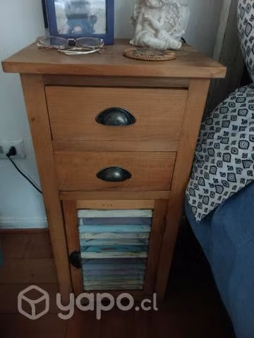 Cama king con respaldo y veladores - Imagen 3
