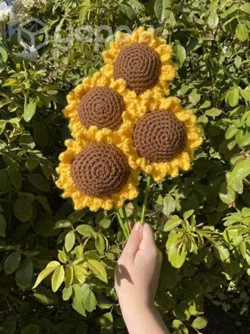 Flores eternas a crochet