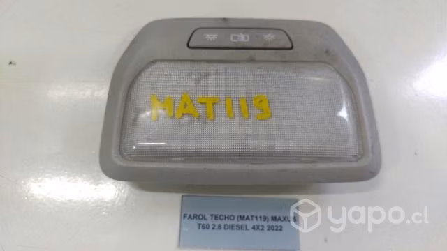 Farol Techo (MAT119) Maxus T60 2.8 Diesel 4x2 2022