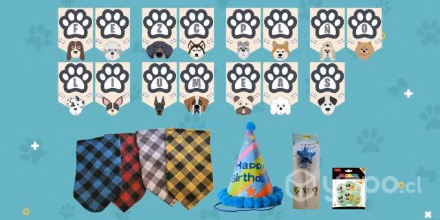Cotillón para perros