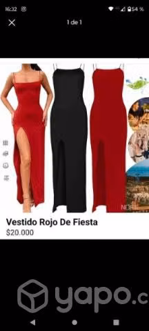 Vestidos rojos nuevos uno M-L otro L-XL