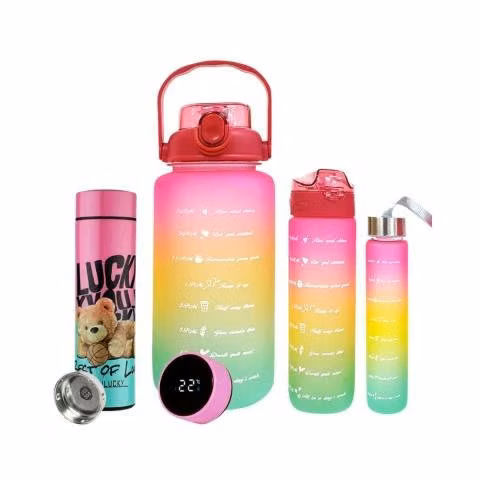 Set De Botellas + Termo Digital y Accesorios