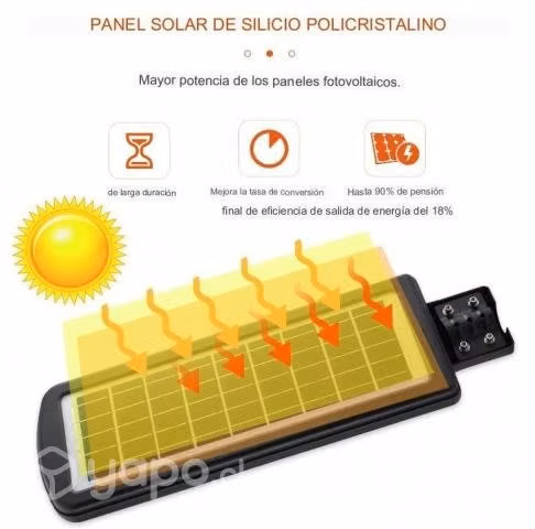 Foco Solar Led Exterior 250w