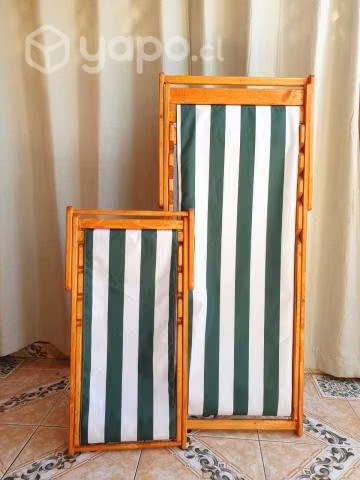Sillas de playa madera