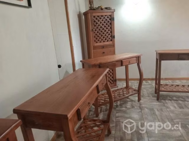 Muebles en roble y rauli