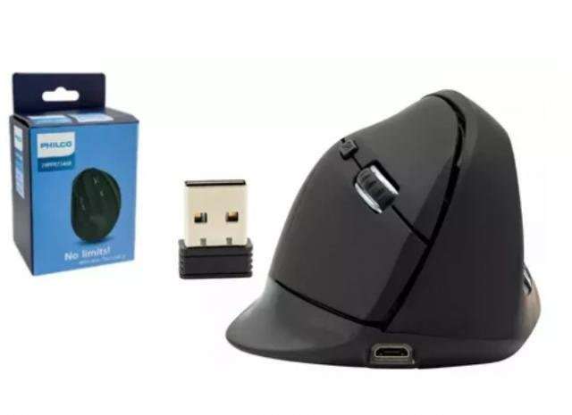 Mouse Inalambrico Philco Vertical Ergonomico 6b 16 - Imagen 3