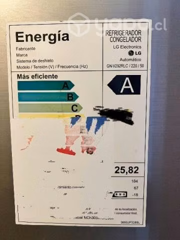 Refrigerador lg
