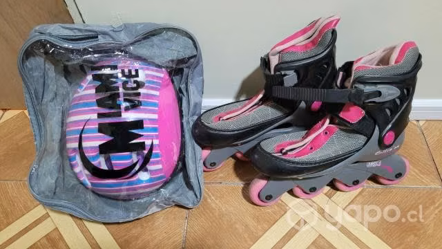 Patines Ajustables + Set protección