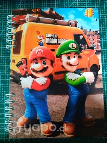 Libro para colorear Mario bros