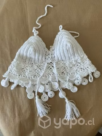 Top crochet talla m