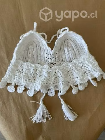 Top crochet talla m