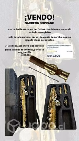 Saxofón soprano