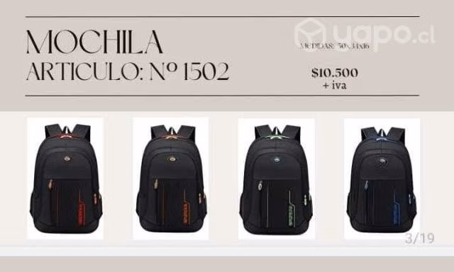 Mochilas Unisex