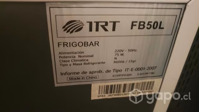 Minibar IRT 50 lts