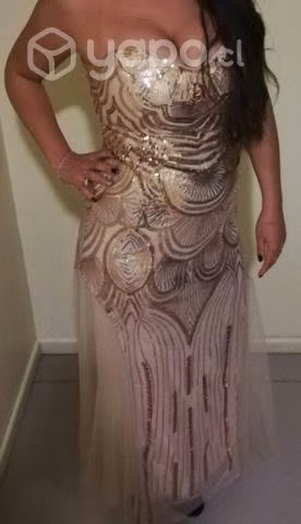 Vestido de fiesta (gala) desde M a XL. Trenzado