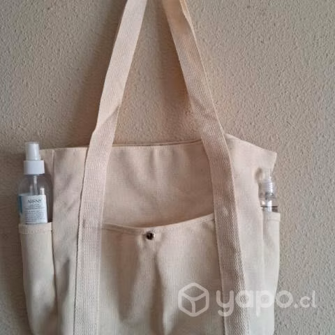 Bolso universitario de lona