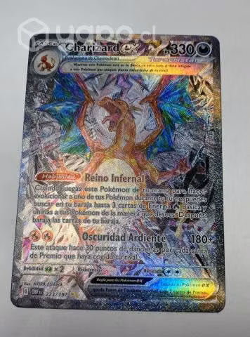 Carta pokemon Charizard EX de obsidians flames