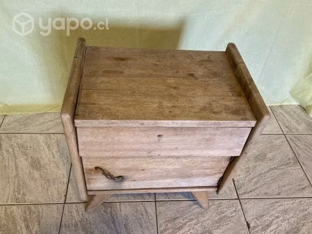 Velador Sonico Antiguo madera Lenga para Restaurar - Imagen 3