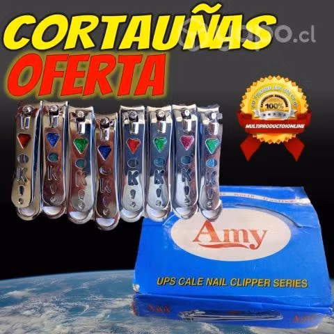 Cajas De 12 Cortauñas Varios, Modelos Dispo