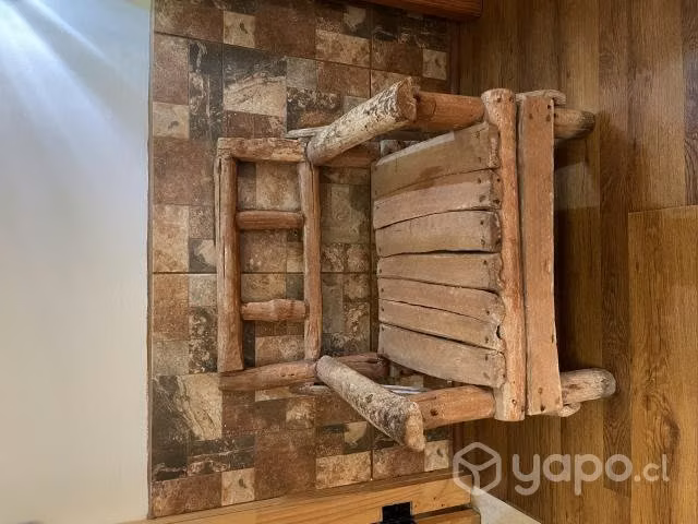 Vendo Silla de Madera Rustica