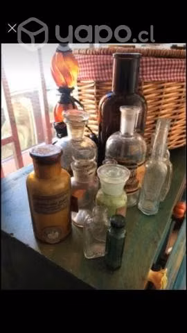 Botellas antiguas de remedio