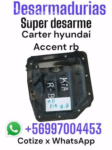 Carter Hyundai accent rb desarmaduría