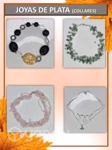 Hermoso lote de joyería de plata y bisutería - Imagen 3