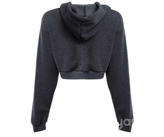 Poleron Corto con Capucha para Mujer - Imagen 2