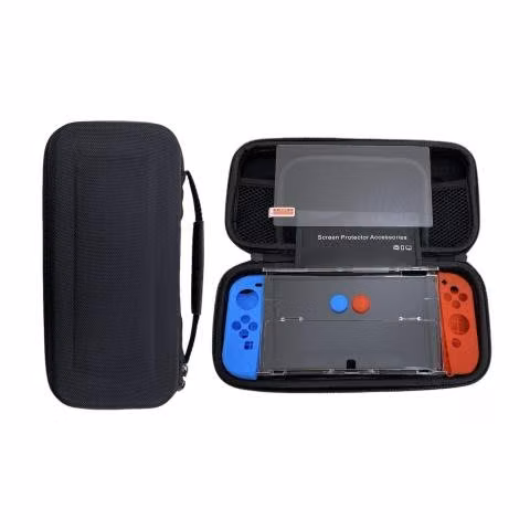 Kit nintendo switch oled funda 8 en 1