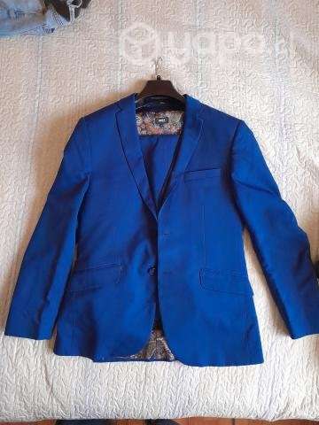 Traje azul excelente estado - Imagen 4