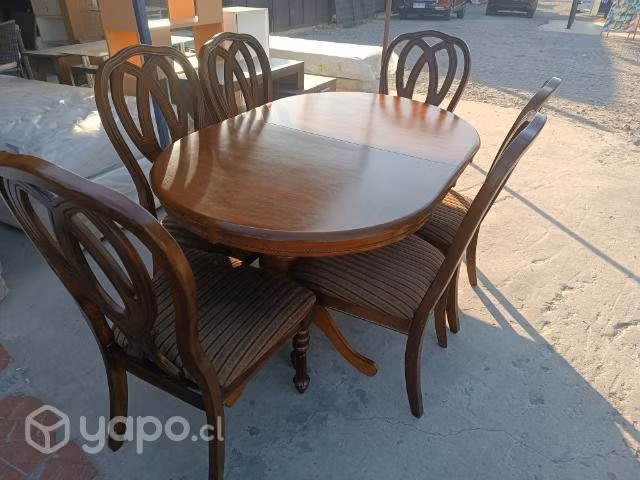 Juego de Comedor ovalado