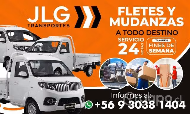 Fletes y mudansas dentro y fuera de santiago