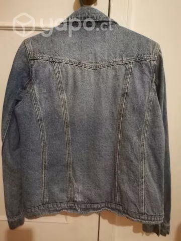 Chaqueta mezclilla tatiene con chiporro y diseños