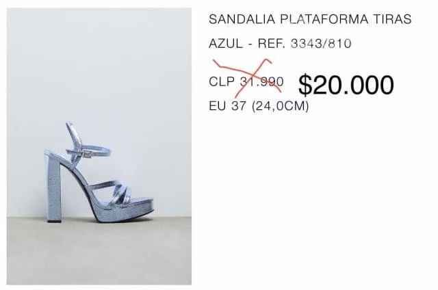 Sandalias Fiesta Zara - Imagen 2