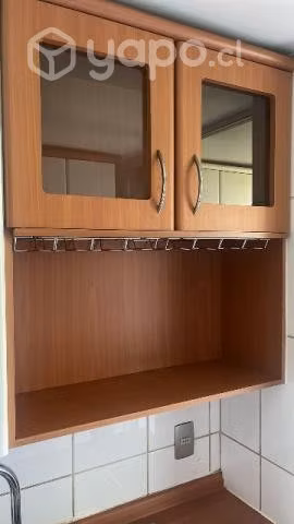2 Muebles de cocina con puertas + una repisa esqui
