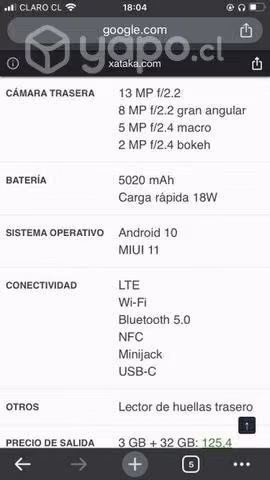 celular Xiaomi redmi 9