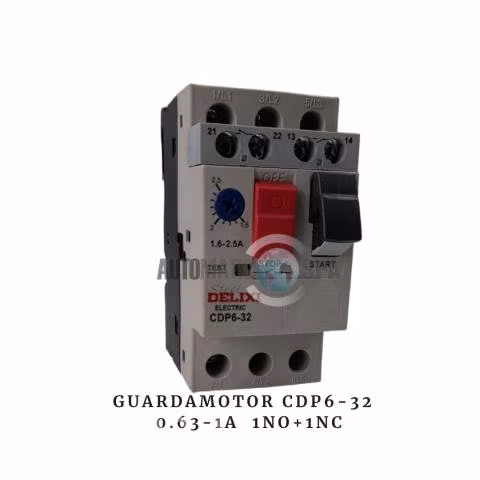 Guardamotor CDP6-32 0.63-1A 1NO+1NC