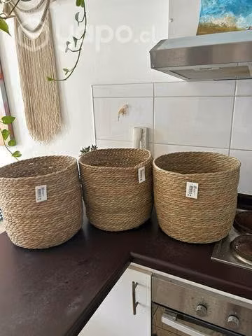Canastos grandes ideal para decorar tu hogar